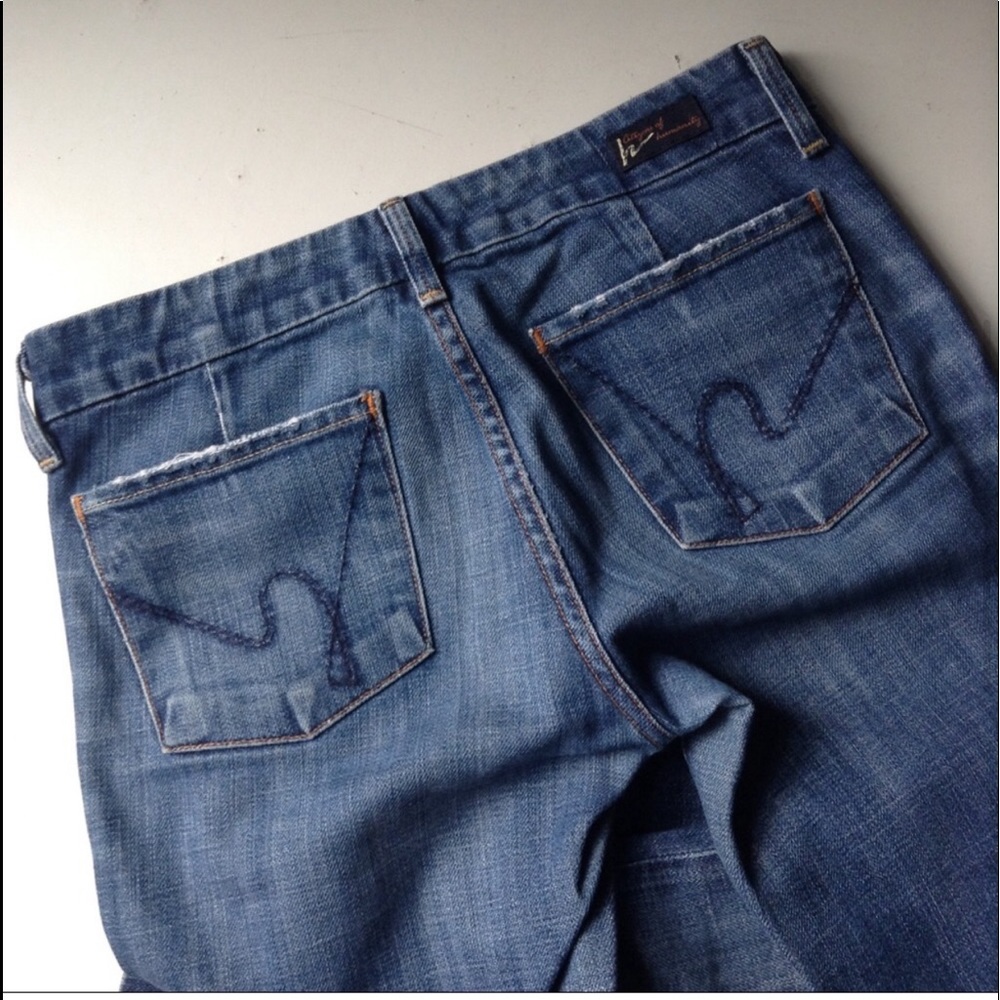 COH FAYE STRETCH low waist full leg Jeans SZ 27 - Picture 8 of 14